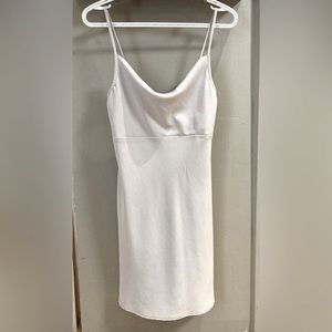 Forever 21 mini satin cowl neck dress